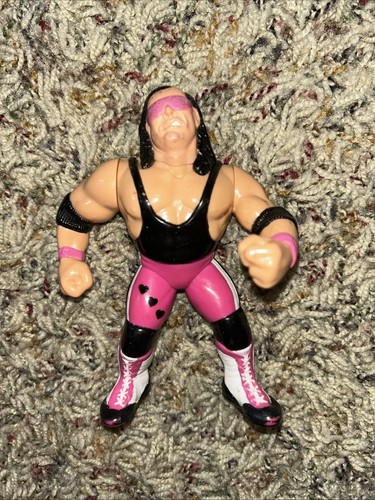 WWF Hasbro Bret Hart Hitman Action Figure 1992 Ser...