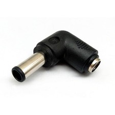 90 Degree Angle DC 6.0x4.4mm Male To DC 5.5x2.1mm Female Adapter Power Jack