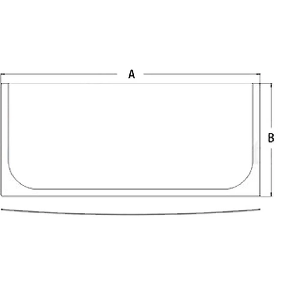 4651654 Front Lower Windshield Fits John Deere Excavator 350G 200D 240D 270D 350 - Image 2 of 4