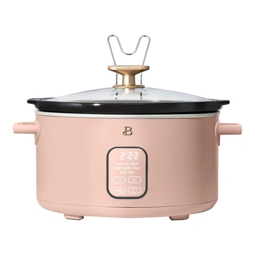 6 Qt Programmable Slow Cooker, Rose by Drew Barrymore