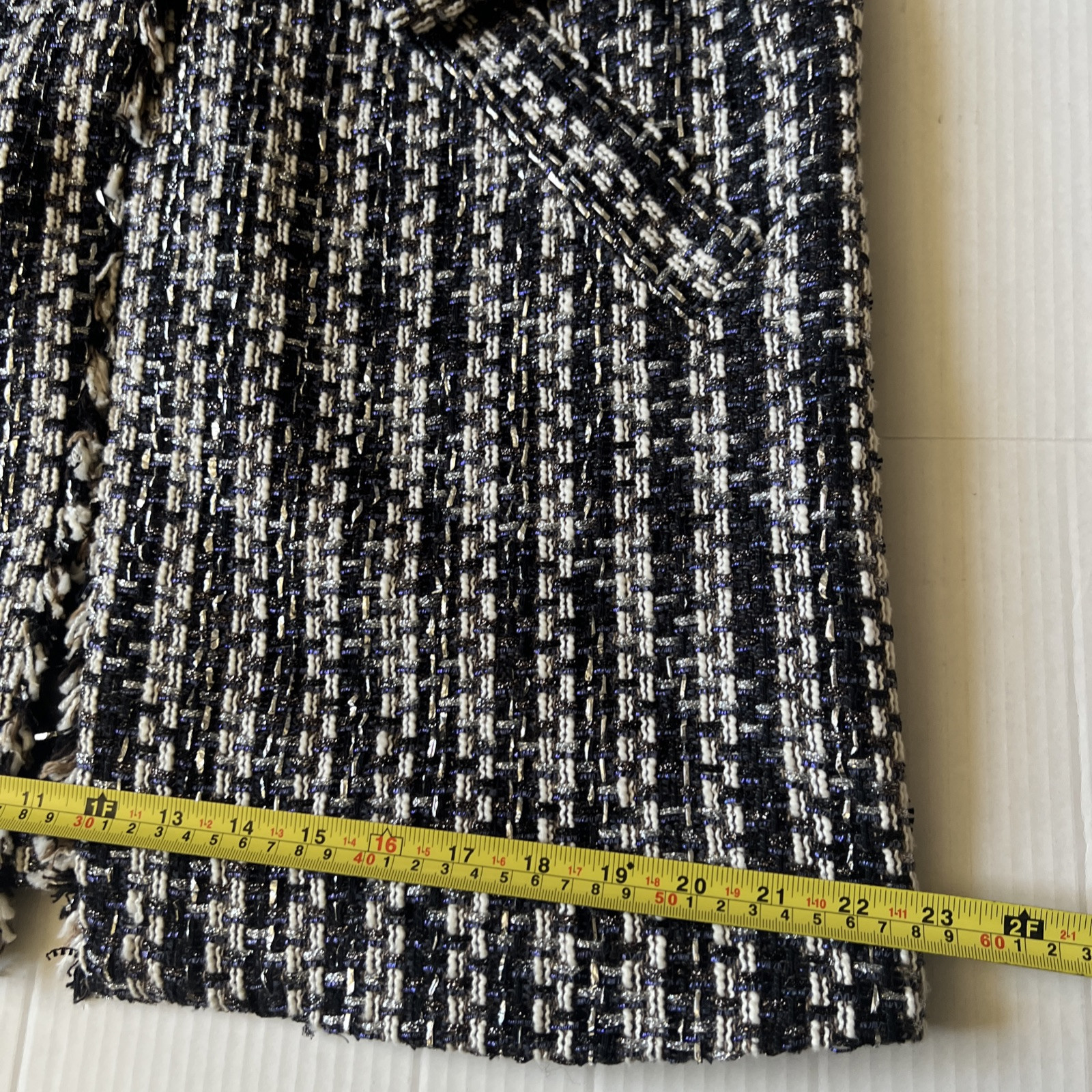 Ramy Brook Valeria Sz S-M Metallic Tweed Jacket NWOT💖/ See details💖 thumbnail 12