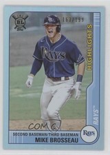 2021 Topps Big League Highlights Rainbow Foil 163/199 Michael Brosseau Mike wq8