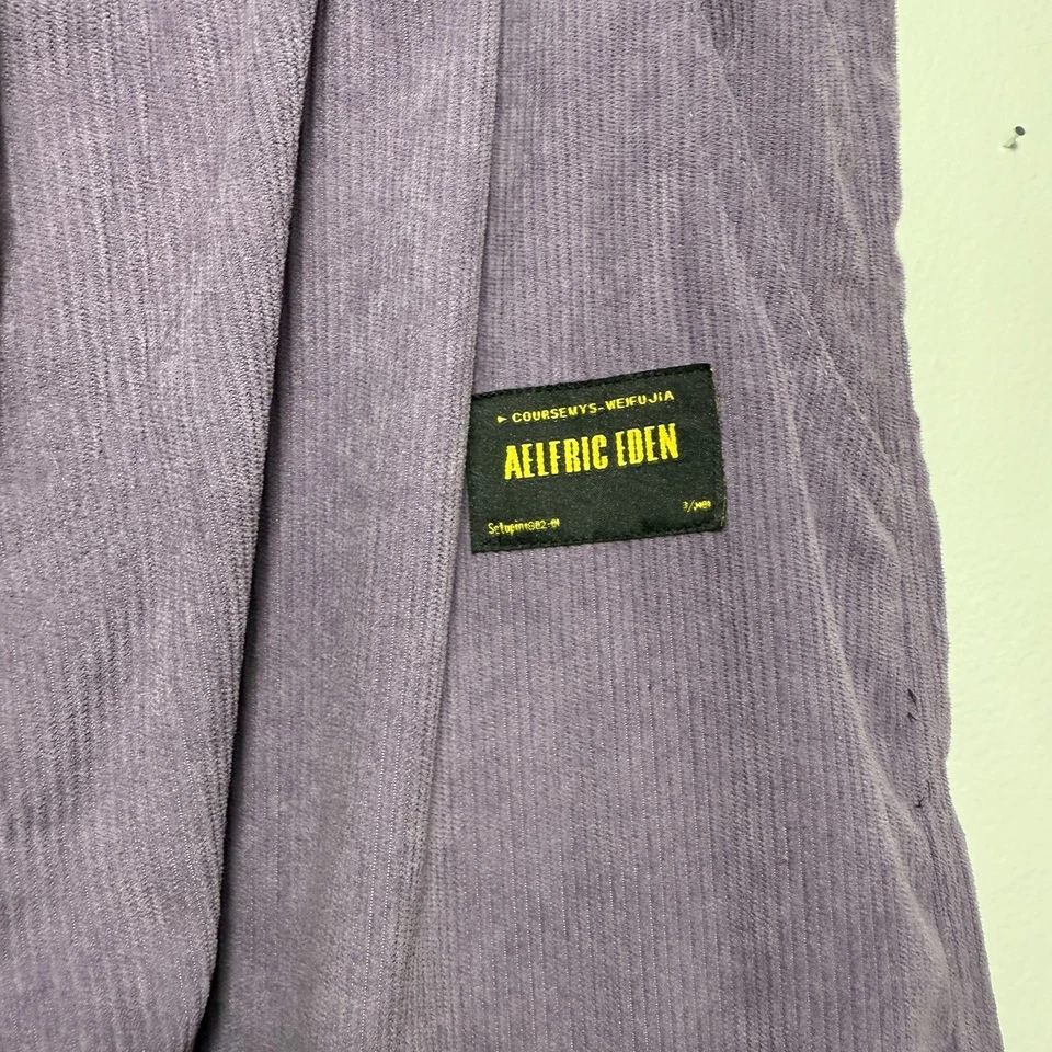 Aelfric Eden Pants Mens L Color Block Patchwork Corduroy 90s Hip Hop Cargo Baggy - Image 4 of 4