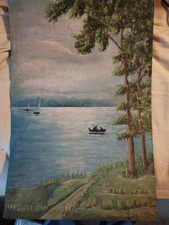 peinture huile signé Maximilien luce paysage