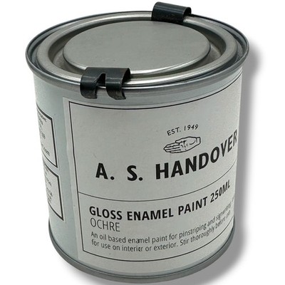 Emaillefarbe Ölbasis Ockerbraun Übergabe Signwriting & Nadelstreifen - 250ml