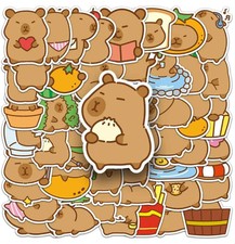 50pcs Capybara Stickers for Kids, Adorable Animal Stickers