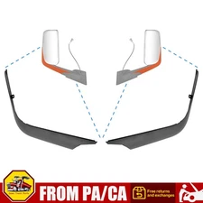 Door Mirror Arm Cover Black For 2018-2023 Freightliner Cascadia Left&Right Side