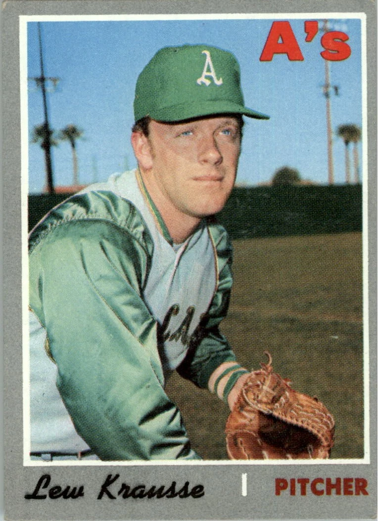 1970 Topps #233 Lew Krausse - EX