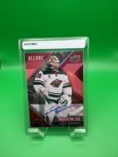 2024-25 Upper Deck Allure #111 Jesper Wallstedt Auto Red Rainbow