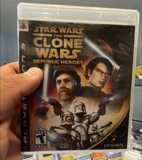 Star Wars Clone Wars Republic Heroes PS3 PlayStation 3 Sony CIB Complete In Box