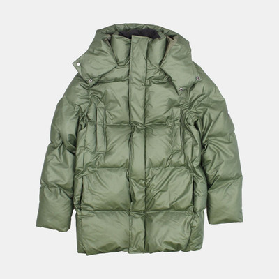 Regen Steppjacke / Größe XS / Herren / Grün / Polyester