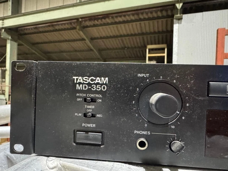 Tascam MD-350 Mini Disc Player Recorder MD Deck Junk for Parts - Image 2 of 4