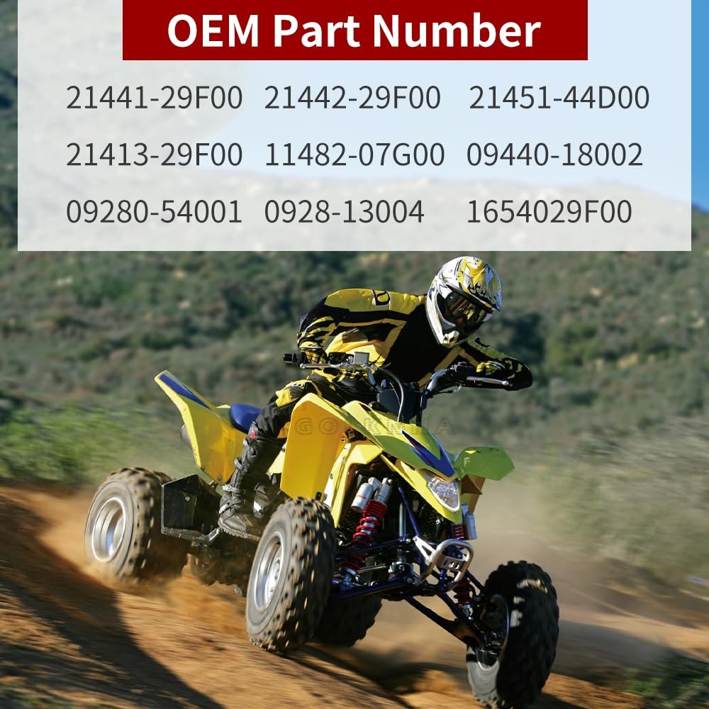 GOLKNHA Clutch Kit & Cover Gasket for Suzuki Quadsport Z400 LTZ