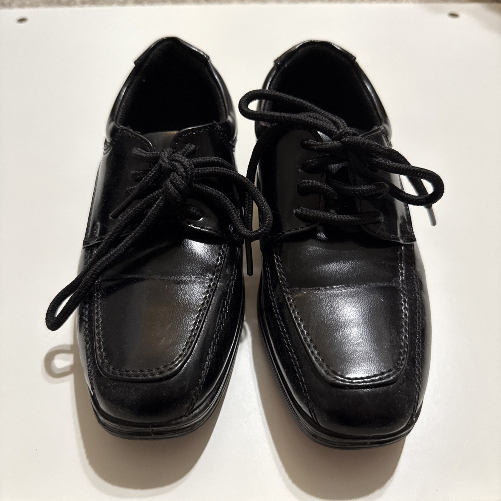 DEER STAGS Sharp Black Kids Boys Dress Shoes Size US 11W
