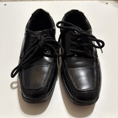 DEER STAGS Sharp Black Kids Boys Dress Shoes Size US 11W