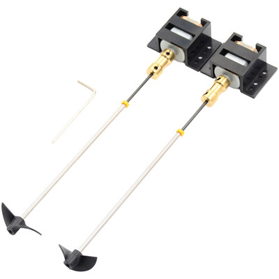 DIY Model Ship Drive Set 2Sets for RC Boat with 130 Motor Shaft and Propellers