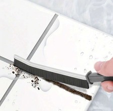 2 X Groove Crevice Cleaning Brush Toilet Kitchen Window Corner Bristle Brush