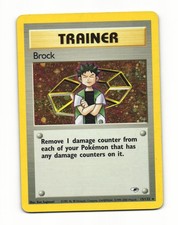Brock 15/132 Rare Gym Heroes Pokemon 1st Edition Holo DMG on eBay