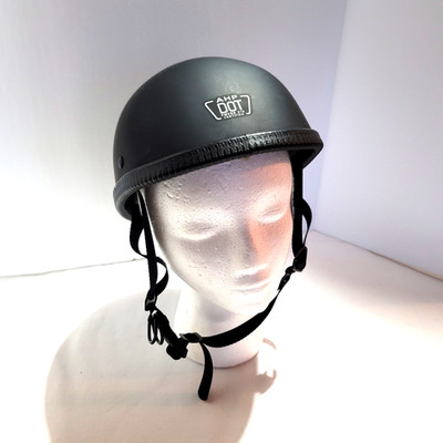 AHP  Motorcycle Helmet Matte Black Size Large Low Profile NWOT   DOT FMVSS 218