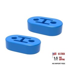 Exhaust Rubber Hanger Rubber Muffler Hangers. Rubber Insulator Blue-2pcs Exhaust Rubber Hanger Rubber Muffler Hangers. Rubber Insulator Blue-2pcs