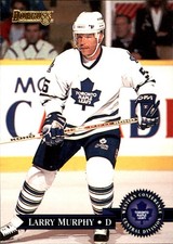 Larry Murphy 1995-96 Donruss #366 Toronto Maple Leafs FREE SHIPPING AutographDen