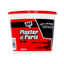 Dap 7079810308 Plaster Of Paris, White, 4 Lb. Pail - Quantity 6