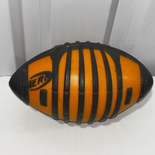 NERF 2012 Weather Blitz Football Orange  Gray All Weather Sports Preowned Ball.