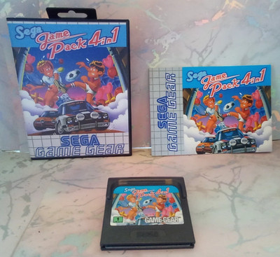 Sega Game Gear Sega Game Pack 4 in 1 Boxed Neu Clam Case