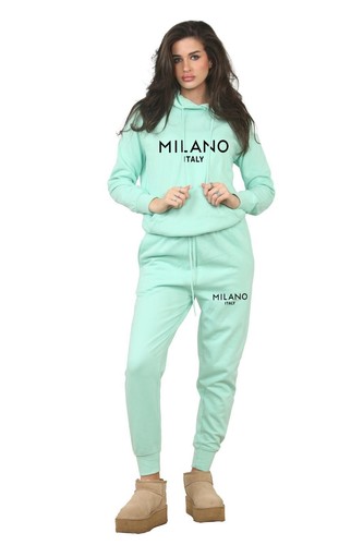 Women Kids Fun Fancy Prints Hoodie & Joggers Tracksuit 2 Pcs Outfit - Picture 1 of 29