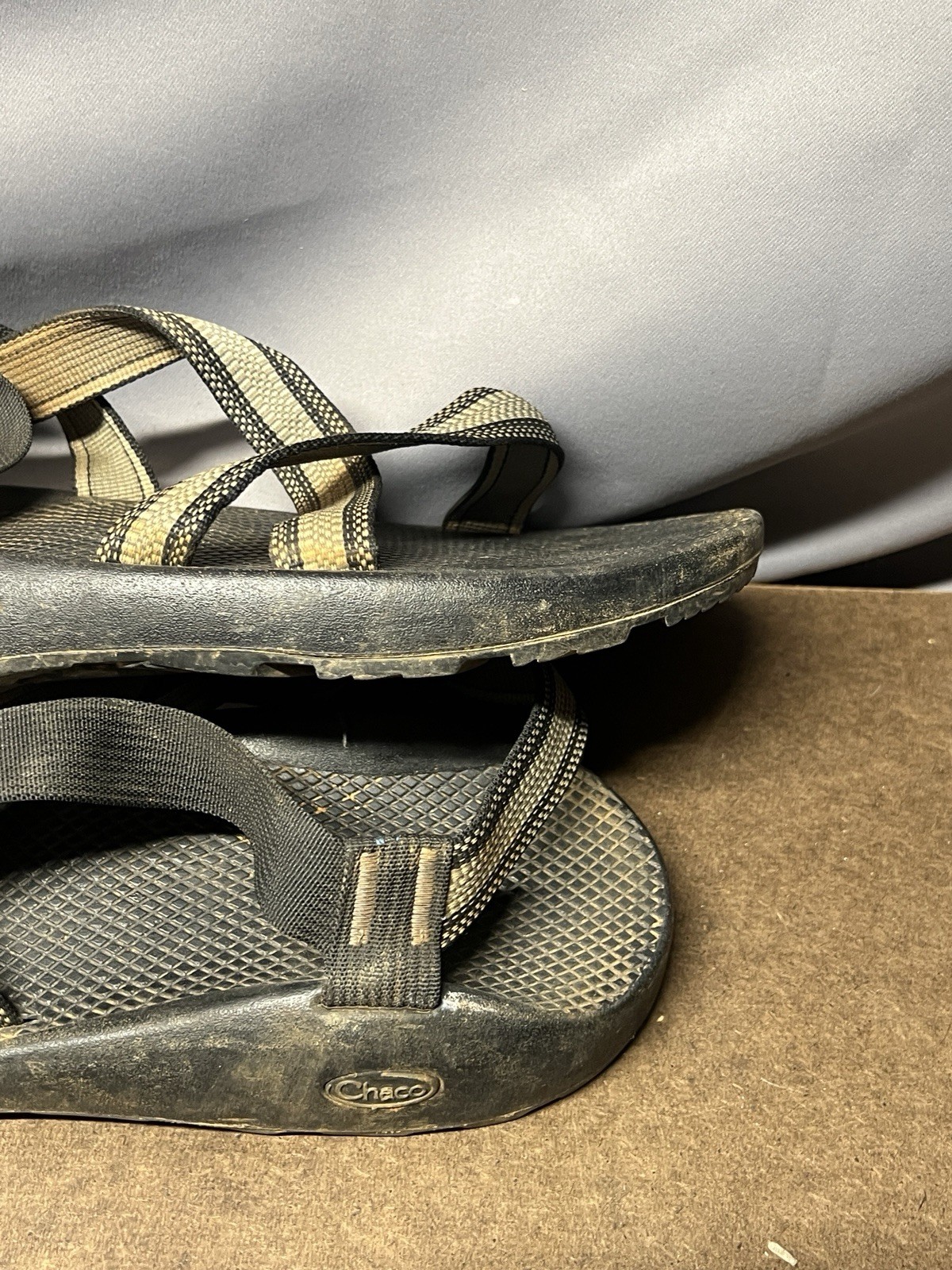 SAOLA Chaco Z2 sandalo sportivo classico uomo taglia 13 marrone nero suola vibram