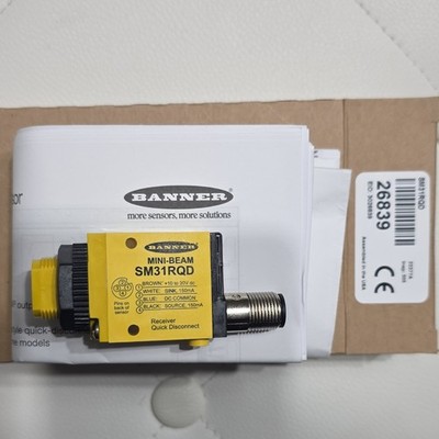 Banner Engineering SM31RQD Rectangular Proximity Sensor DC Quick Disconnect