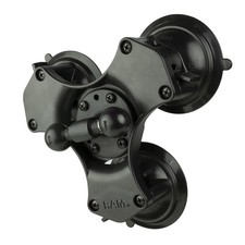 RAP-B-217-365-224-1U  RAM Twist-Lock Triple Suction Cup Double Ball...