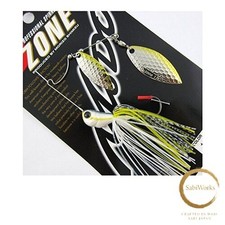 New Evergreen Spinnerbait  D-Zone Double Willow Leaf  1/2 oz  Chart Shad #27