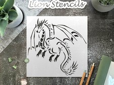 Stunning Fairy Dragon with Wings Stencil for Unique Crafting Projects - Stenc  