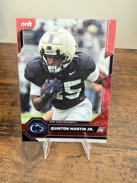 QUINTON MARTIN JR. 2026 ONIT Penn State Football Red Parallel #'d 2/5