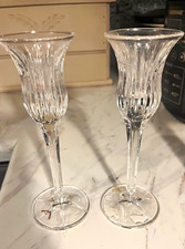 Set of 2 vintage Mikasa Icicles crystal taper...