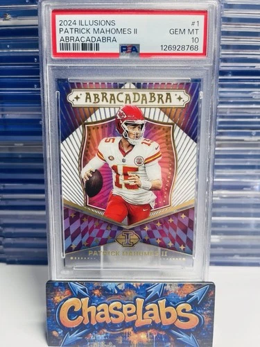 2024 Illusions Patrick Mahomes II Abracadabra #1 PSA 10 GEM MINT POPULATION 14