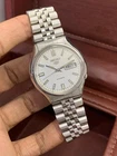 Vintage Seiko 5 Automatic 6309-8230 Beauty White Dial 17Jewels Men's Watch Japan