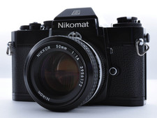 Nikon Nikomat EL 35mm SLR Film Camera NIKKOR 50mm f/1.4 Excellent From Japan