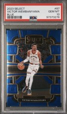 2023-24 Panini Select - Concourse Victor Wembanyama #87 Blue (RC) PSA 10