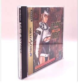 Groove on Fight Gouketsuji Ichizoku 3 SS Sega Saturn Japan Import Obi