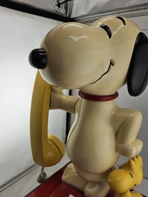 Vintage 1976 The Snoopy and Woodstock Phone Head Turning