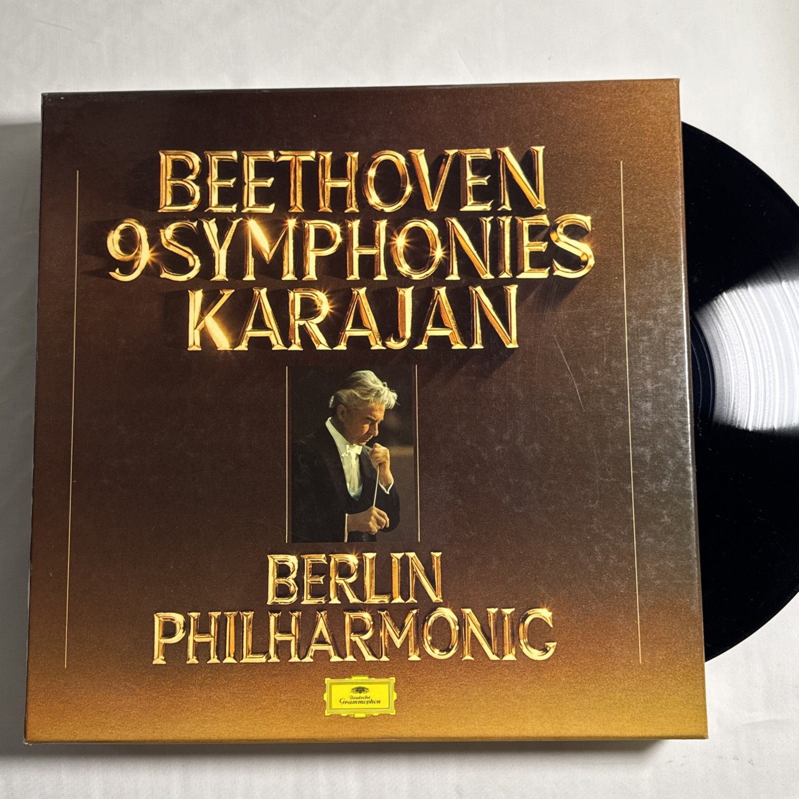 Beethoven 9 Symphonies Karajan 8 LP Stereo 2740 172 BOX SET EXcelent Cond