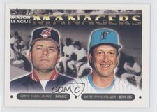 1993 Topps Major League Managers Gold Mike Hargrove Rene Lachemann #505 0b3