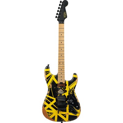 EVH Limited Edition Striped Series Frankenstein Frankie Electric