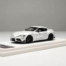 FH 1/64 Scale Toyota GR Supra A90 White Diecast Car Model Toy Collection Gift