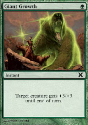GIANT GROWTH X4 4 4X 10th Edition MTG Magic the Gathering Cards DJMagic |  eBay