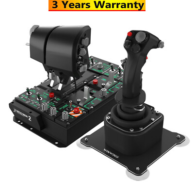 WINWING Orion2 HOTAS スティック・スロットル・ラダー他セット WINWING Orion 2 HOTAS Flight Simulator (15E Throttle+ 16 Flight