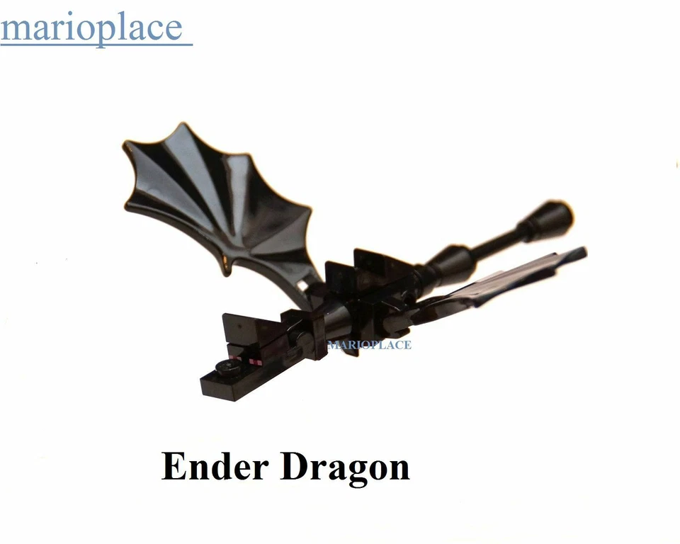 LEGO Minecraft 2 Enderman y 1 Ender Dragon Minifiguras de 21107 The End NUEVO Foto 4 de 4