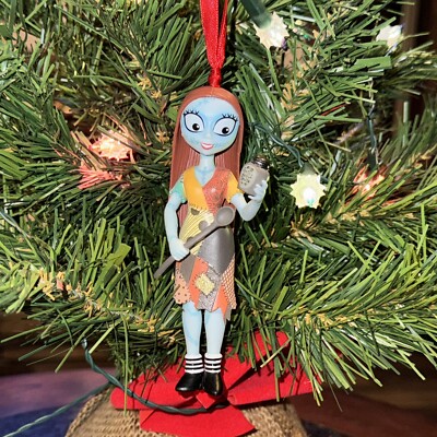 Nightmare Before Christmas Custom Ornament 5  Patchwork Dress SALLY